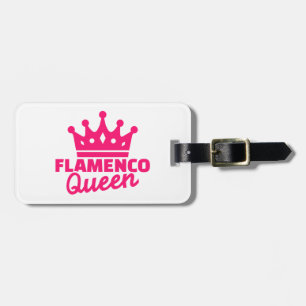Etiqueta De Bagagem Rainha do Flaumenco
