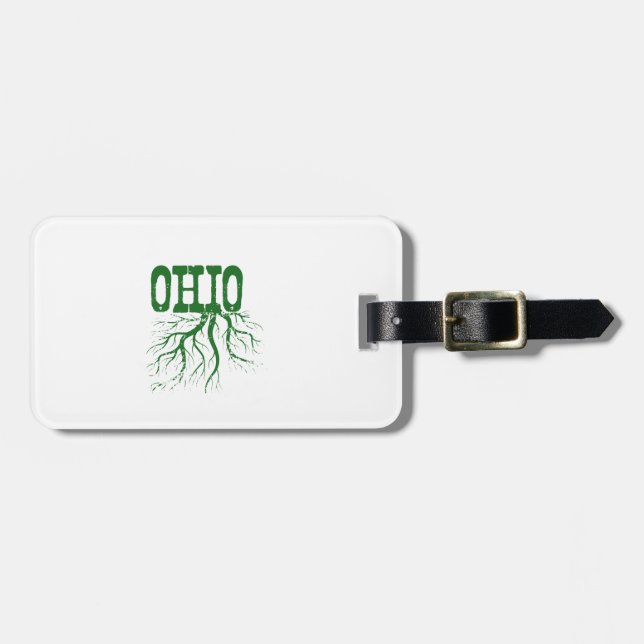 Etiqueta De Bagagem Raizes de Ohio (Frente Horizontal)