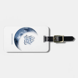 Etiqueta De Bagagem Ramadan Mubarak Em Caligrafia Árabe ر م ض ا ن م ب