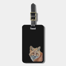 Etiqueta De Bagagem Raposa em greve