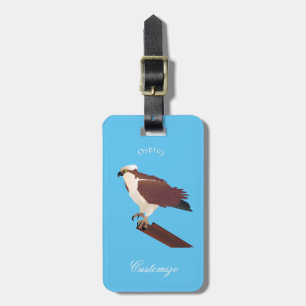 Etiqueta De Bagagem Raptor Osprey Hawk Thunder_Cove
