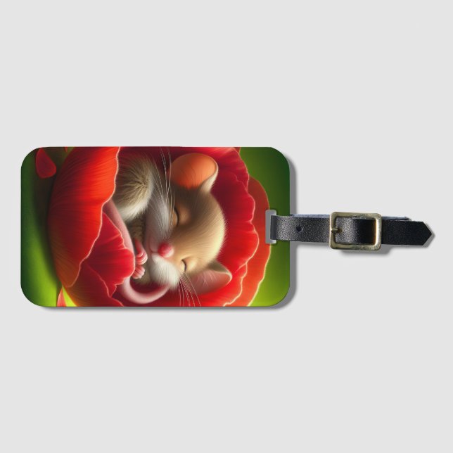 Etiqueta De Bagagem Rato de sangria (Frente Horizontal)