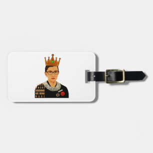 Etiqueta De Bagagem RBG I Discordo Ruth Bader Ginsburg