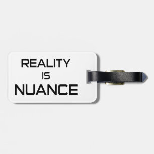 Etiqueta De Bagagem Realidade é Nuance