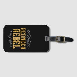 Etiqueta De Bagagem Rebelde caipira