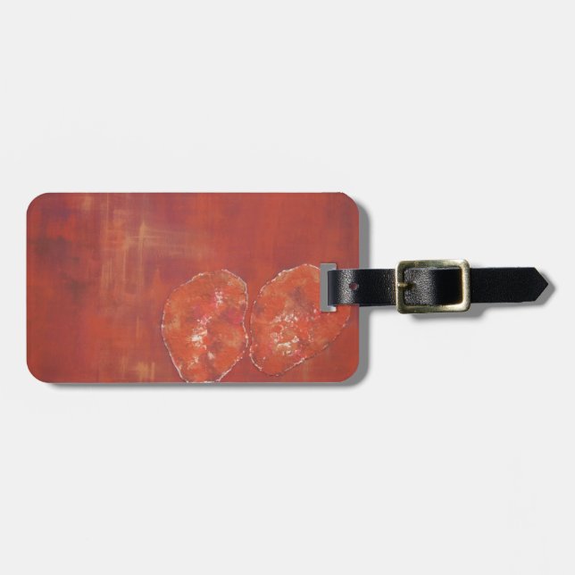 Etiqueta de Bagagem Red Ameoba (Frente Horizontal)