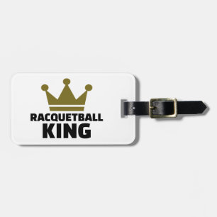 Etiqueta De Bagagem Rei do Racquetball
