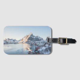 Etiqueta De Bagagem Reine Lofoten Noruega