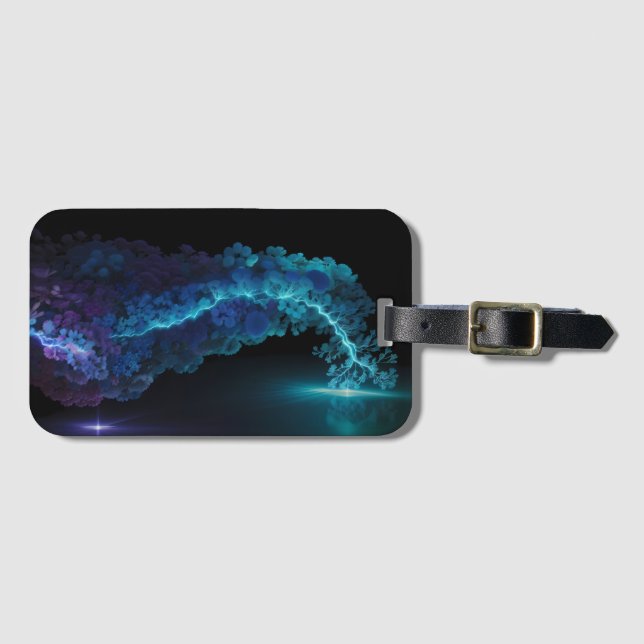 Etiqueta De Bagagem Relâmpago (Frente Horizontal)