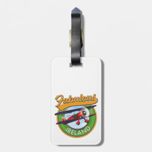 Etiqueta De Bagagem remendo de viagem fabuloso Irlanda.