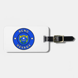 Etiqueta De Bagagem Reno Nevada