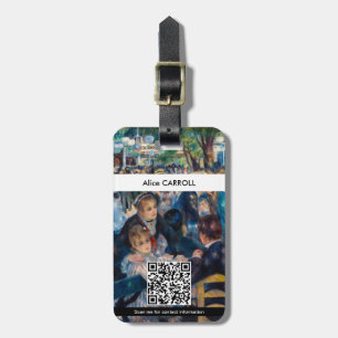 Etiqueta De Bagagem Renoir - Dança no Moulin de la Galette - Código QR