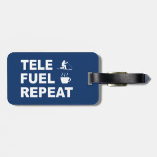 Etiqueta De Bagagem Repetição do Combustível Tele
