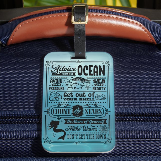 Etiqueta De Bagagem Respostas Do Mar (Frente Insitu 2)