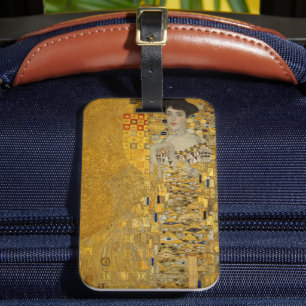 Etiqueta De Bagagem Retrato de Adele Bloch-Bauer I por Gustav Klimt