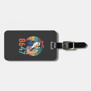 Etiqueta De Bagagem Retro 8647 É 2028 E Anti-Trump Penguin