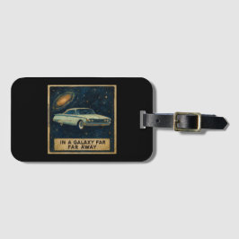 Etiqueta De Bagagem Retro Cruiser in Deep Space 