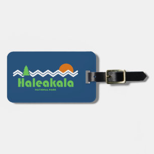 Etiqueta De Bagagem Retro do Parque Nacional Haleakala