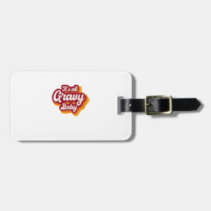 Etiqueta De Bagagem Retro É Tudo Gravy Baby Happy Ação de Graças 2022