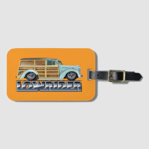 Etiqueta De Bagagem Retro Woody Lowrider