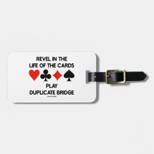 Etiqueta De Bagagem Revel na vida da ponte da duplicata do jogo dos
