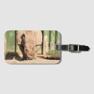 Etiqueta De Bagagem Rhino Branco
