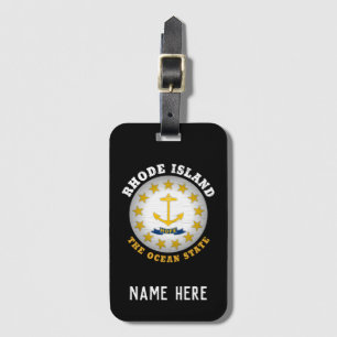 ETIQUETA DE BAGAGEM RHODE ISLAND OCEAN STATE FLAG
