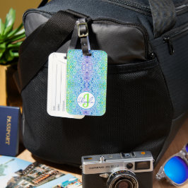 Etiqueta De Bagagem Rhonda Mosaic Luggage Tag