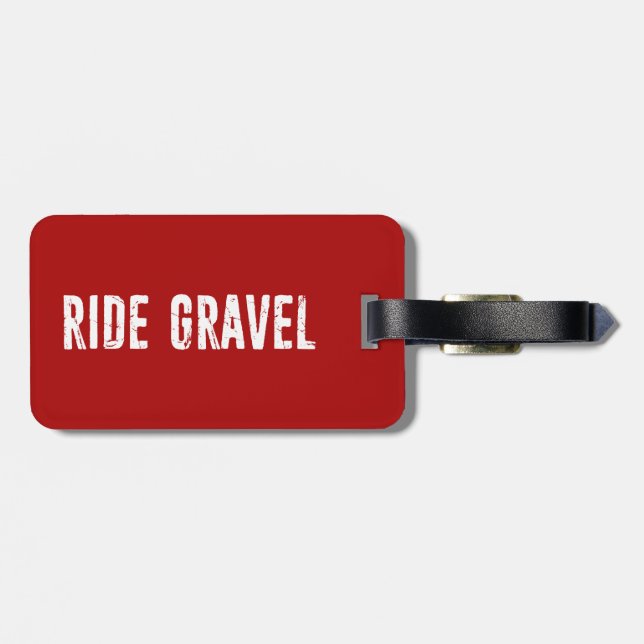 Etiqueta De Bagagem Ride Gravel (Traseira Horizontal)