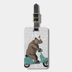 Etiqueta De Bagagem Rino em Moped