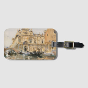 Etiqueta De Bagagem Rio dei Mendicanti, Veneza por John Singer Sargent