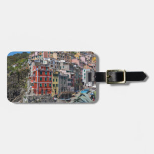 Etiqueta De Bagagem Riomaggiore Cinque Terre Liguria Itália