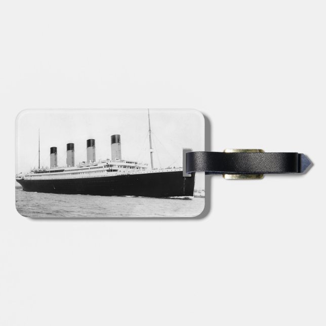 Etiqueta De Bagagem RMS Titanic (Traseira Horizontal)