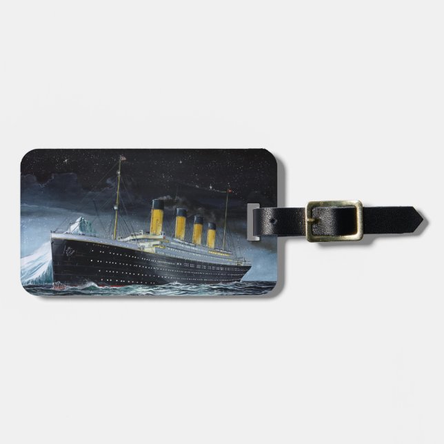 Etiqueta De Bagagem RMS titânico (Frente Horizontal)