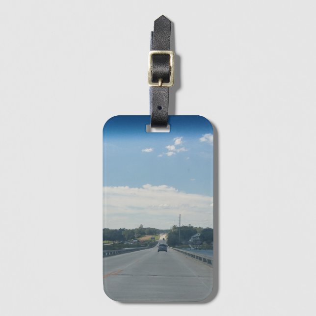 Etiqueta De Bagagem road trip windshield (Frente Vertical)