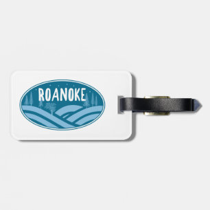 Etiqueta De Bagagem Roanoke Virginia Outdoor