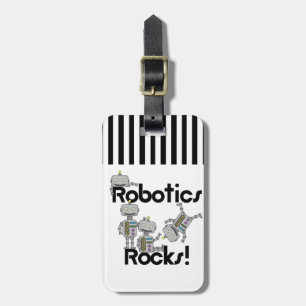 Etiqueta De Bagagem Rochas da robótica