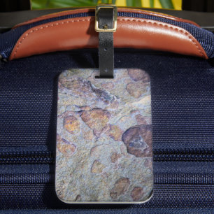 Etiqueta De Bagagem Rock Iron Ore Stone