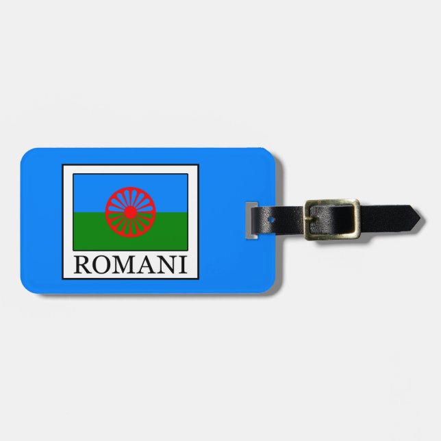 Etiqueta De Bagagem Romani (Frente Horizontal)