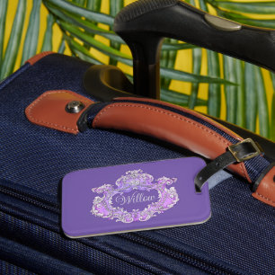 Etiqueta De Bagagem Romântico,Feminino,Personalizado 