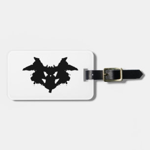 Etiqueta De Bagagem Rorschach Inkblot