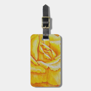 Etiqueta De Bagagem Rosa amarelo