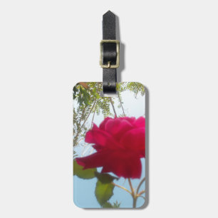 Etiqueta De Bagagem Rosa Flora Hakuna Matata Vintage do Céu Azul