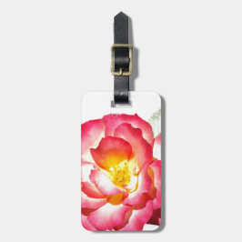 Etiqueta De Bagagem Rosa Rosa Rosa