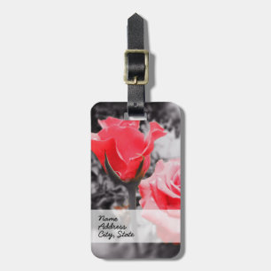 Etiqueta De Bagagem Rosas românticos