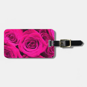 Etiqueta De Bagagem Rosas rosa flores rosa floração rosa rosa