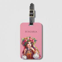 Rosas vermelhas de Mulher Folclore Búlgara