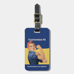 Etiqueta De Bagagem Rosie the Riveter