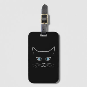 Etiqueta De Bagagem Rosto de gato