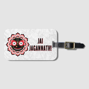 Etiqueta De Bagagem Rosto do Senhor Jagannath Chakra Divindade Hindu